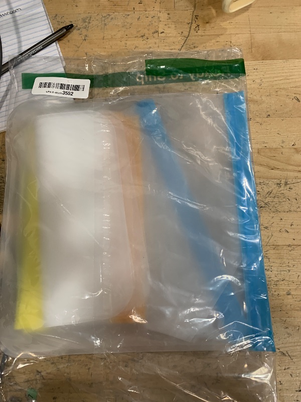 Photo 1 of *** CHECK COMMENTS**** Reusable Storage Freezer Bags, 10 Pack Dishwasher Safe Silicone Food Snack Storage Bags with 3 Sizes for Marinate Meats, Sandwich, Lunch, Cereal, Back to School Supplies
