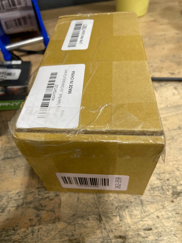 Photo 1 of **PARTIAL SET/ MISSING 1 PIECE** 8 PC Utility Trailer Rack Wood Panel Sides Stake Bed Gate Latch Corner Connector Stake Body (4 Corners)