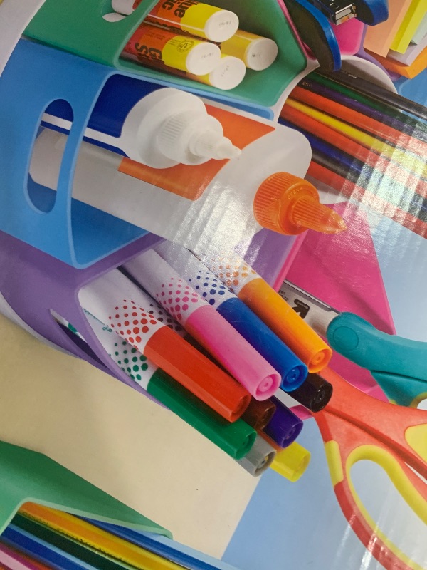 Photo 1 of Learning Resources Create-a-Space Storage Center - Pastel, Homeschool Storage, Nursery Organizer, Fits 3oz Hand Sanitizer Bottles, Classroom Craft Keeper, 10 Piece Set