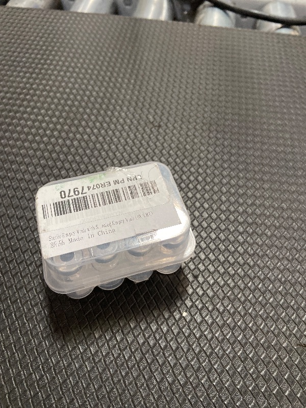 Photo 1 of 10 Pack 2ml Sealed Sample Vials, Transparent Glass Vials with Self Healing Injection Port (10, 2ML)