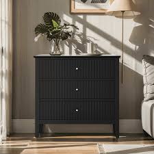 Photo 1 of  Chest of Drawers with Ball Bearing Slide Modern 30 inch Tall Wood Nightstand with Spacious Storage for Bedroom Hallway Living Room Entryway