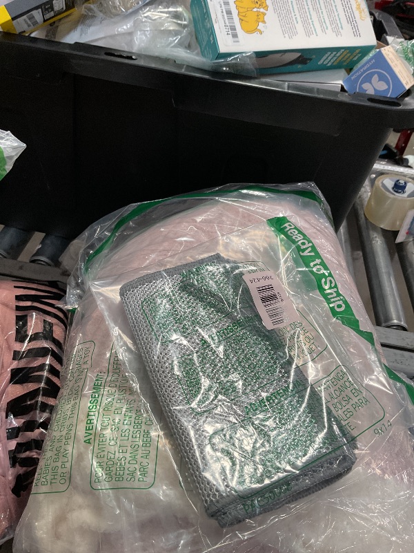 Photo 1 of 10 PCS Multipurpose Wire Dishwashing Rag for Wet and Dry,Non-Scratch Wire Dishcloth,Scrubbing Wire Dishwashing Rags,Time-Saver Kitchen Wipes Cleaning Cloths (Monolayer)