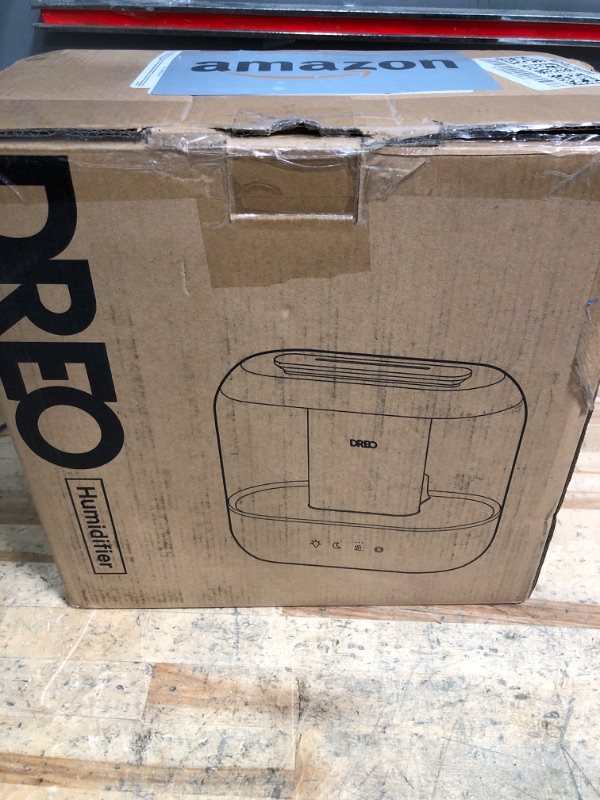 Photo 1 of Dreo Humidifiers for Bedroom, 4L Top Fill for Large Room, 36H Runtime, 28 dB Quiet Supersized Cool Mist Air Humidifier for Baby Nursery, Plants, Indoor, Night Light, Easy to Clean & Fill