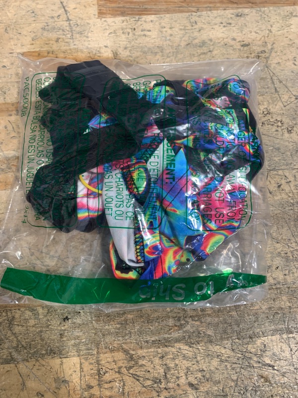 Photo 1 of (USED/FAIR) CYCLAMEN Women's Buckle Tank Tops Sleeveless Tube Crop Cami Tops Rave Gothic Punk Streetwear Shirt, Muticolor, XL