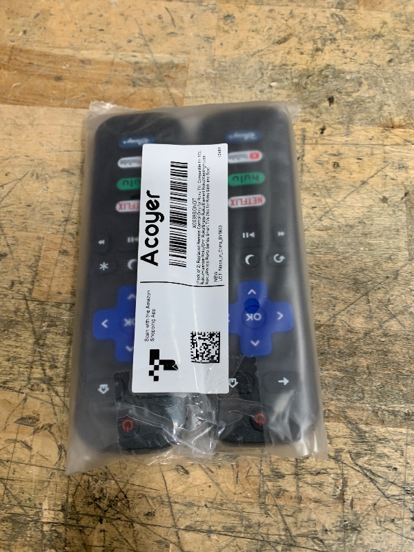 Photo 1 of (Pack of 2) Replacement-Remote-Control for Roku-TV,Compatible for TCL Roku/Hisense Roku/Onn Roku/Philips Roku Smart TVs(Not for Roku Stick and Box)