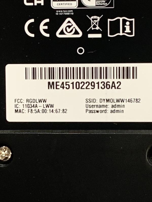 Photo 1 of DYMO LabelWriter Wireless Label Printer | Direct Thermal Printer Great for Shipping Warehouse Labels Name Badges Barcodes and More Connect Through Wi-Fi for Home & Office Organization Black