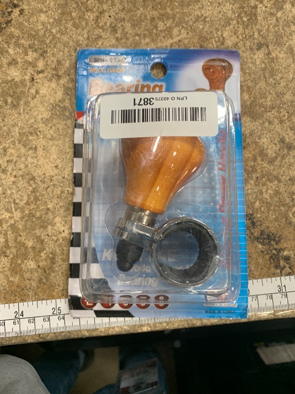 Photo 1 of [Handicrafts using wood] Can be mounted on all models Luxury design Vehicle handle Spinner Power handle Spinner handle Car steering wheel Car accessories Spinner Knob steering knob for car