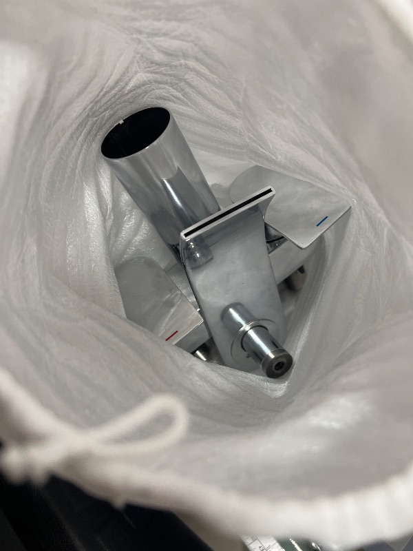 Photo 1 of ***SEE NOTES*** 
Patent No. : US D983,326 S, Ultimate Unicorn Bathroom Faucet for Sink Chrome, 4 Inch Bathroom Sink Faucet for 3 Hole or 2 Hole, 2 Handle Waterfall Faucets with Pop up Drain, Patent No. : US D983,326 S