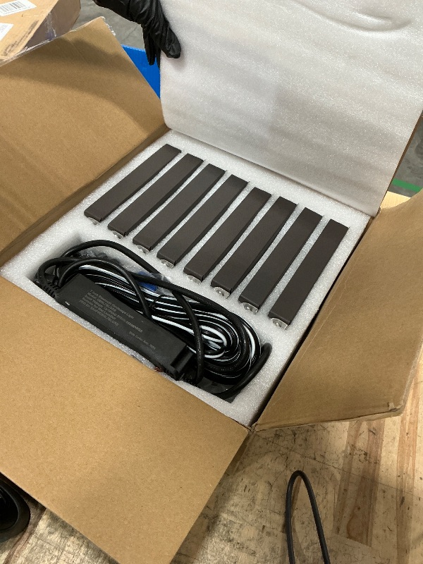 Photo 1 of CLOUDY BAY [8 Pack] Low Voltage 7 Inch Smart Hardscape Lighting,3.5W LED Paver Light,2700-6500K,1.5W RGB Color Changing,Compatible with Alexa & Google Assistant,Hub Included,Transformer Excluded