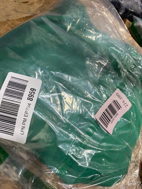 Photo 1 of *************MISSING THE TOP***************
KevaMolly Women's 2 Piece Lounge Sets Casual Short Sleeve Outfits Half Zip Puff Sleeve Top and Ruffled Shorts Set Green L