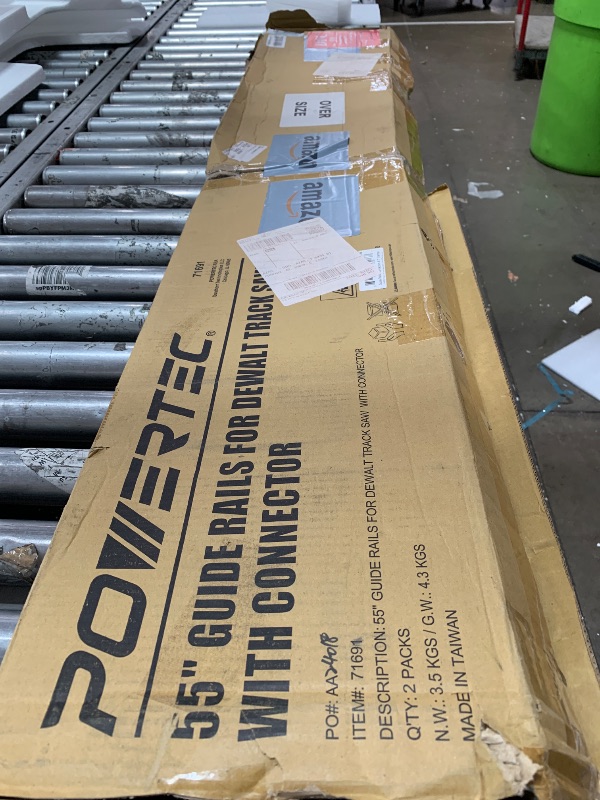 Photo 1 of ***not complete set *** POWERTEC 110" 2PK 55" Guide Rails, I’m