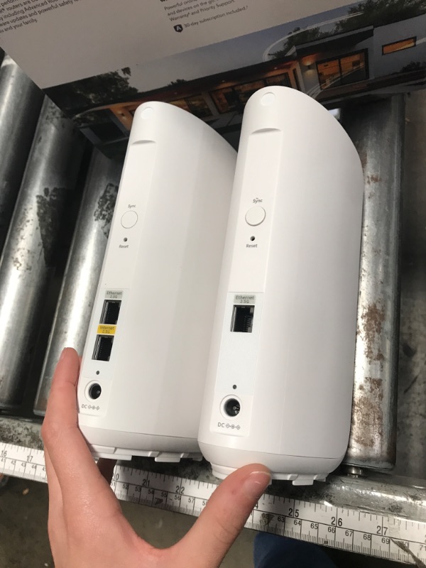 Photo 1 of ********************Missing 1 original power supply******************
NETGEAR Orbi 370 Series Dual-Band WiFi 7 Mesh Network System for Home (RBE372) – Wireless Router + 1 Extender, Security Features, 5 Gbps, Covers 4,000 sq.ft., 70 Devices, 2.5GB Internet