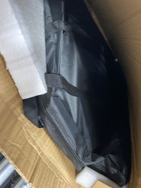 Photo 1 of ****************small stain/damage to the middle of the tabletop*****************
EVIEUN 48" 8-Player Foldable Poker Table Top, Casino Texas Hold'em Layout, Portable Anti-Slip Blackjack Poker Table Mat with Carrying Bag for Family Games Casino