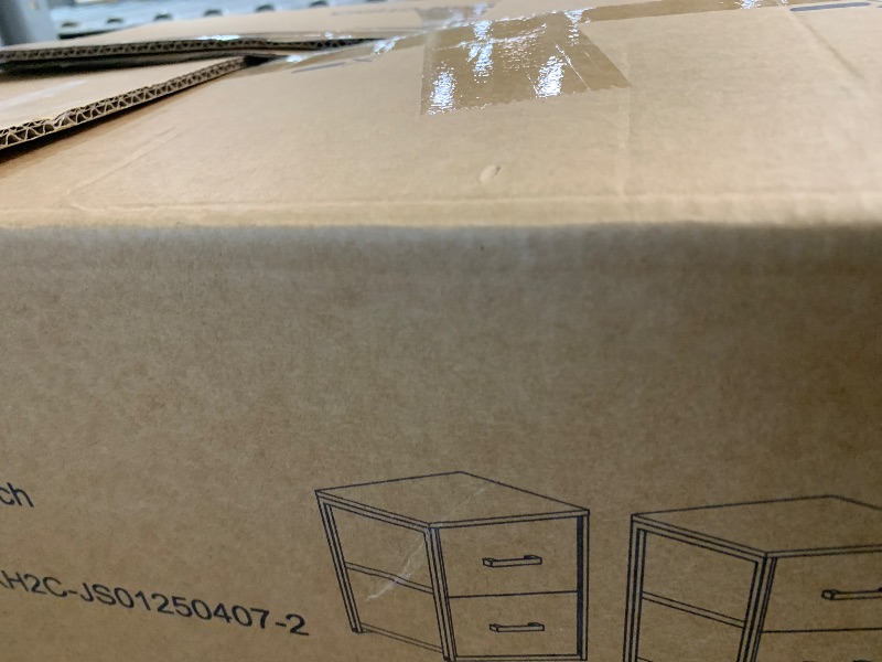 Photo 1 of BOLUO Stackable Storage Drawers Closet Organizers and Storage Fabric White 2 Drawer Dresser for Bedroom 2 Packs Modern