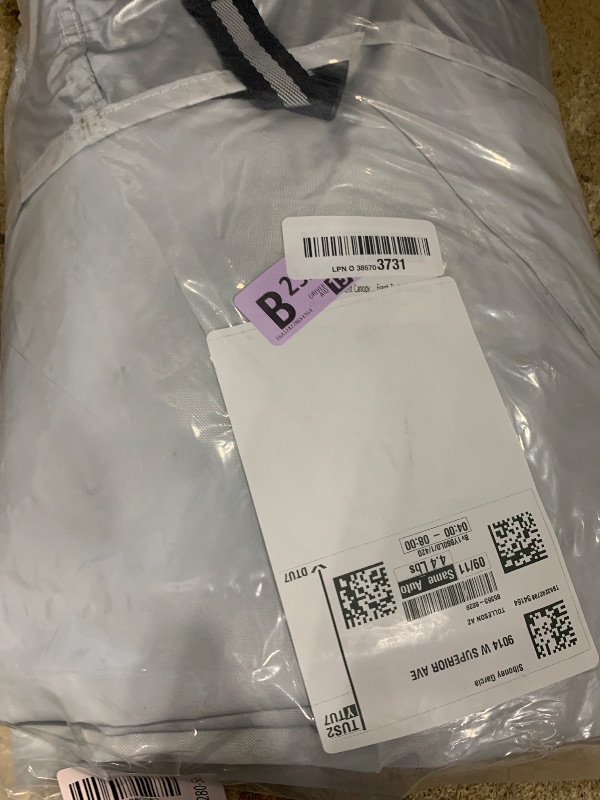 Photo 1 of 10x10ft Replacement Canopy Top with Air Vent, Waterproof & UV Protection Canopy Tent Top Cover for Straight Leg Canopy Frame - for Outdoor, Patio, Event, Trade Show (White, 10x10ft)