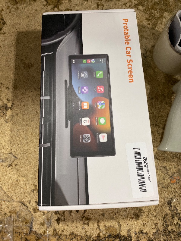 Photo 1 of *******************MISSING SOME ACCESSORIES**********
Portable Carplay Screen for Car, 10.26" Wireless Carplay & Android Auto Car Play Touchscreen with 1080P Backup Camera,GPS Navigation,Voice Control,5.0 Bluetooth (10.26inch)