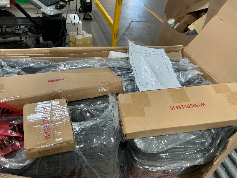 Photo 1 of *ONLY CHAIRS* Zevemomo 6-Piece Solid Wood Dining Table Set, Including 1 Dining Table, 4 Upholstered Chairs and 1 Bench, Wooden Legs Dining Table Set for Dining Room, Kitchen, Restaurant, Dark Grey