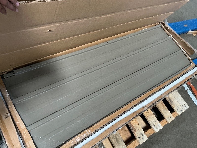 Photo 1 of *MISSING PARTS OPEN BOX* Sojag Outdoor 12' x 14' Monaco Hardtop Double Roof Gazebo Outdoor Sun Shelter, Champagne