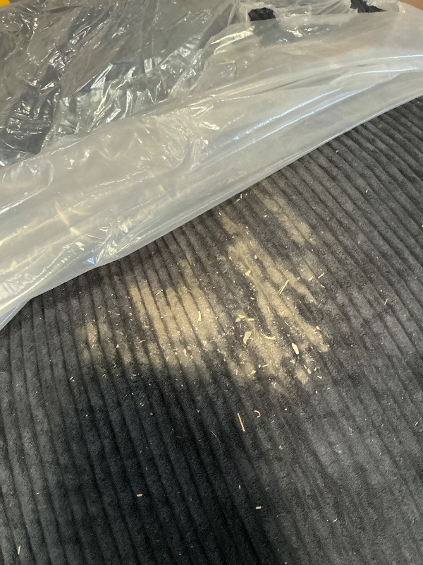 Photo 1 of *DIRT STAIN* MAXYOYO 8" Futon Mattress Full Size, Ultra Thick Futons Sofa Couch Bed Tufted Sleeper Sofa Bed, Floor Mattress for Adults, Shredded Foam Filling (Frame Not Included), Black