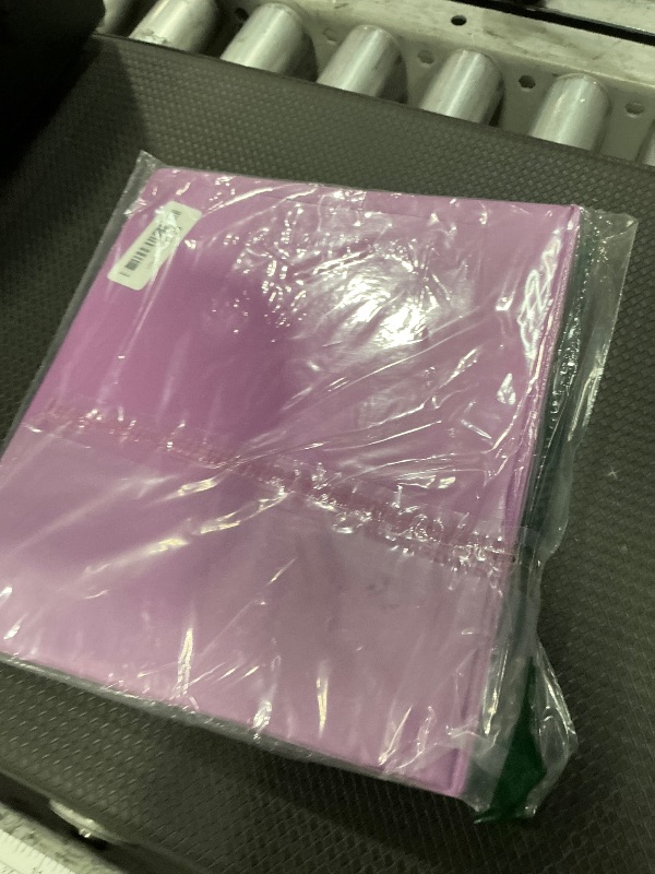 Photo 1 of 1 Inch 3 Ring Binder 1” Binder Purple Clear View Cover with 2 Inside Pockets, Colored School Supplies Office and Home Binders – by Enday