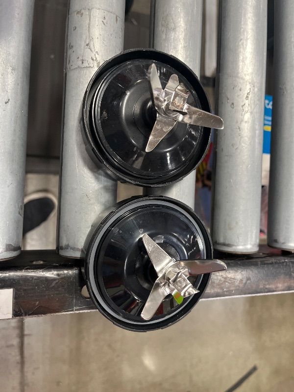 Photo 1 of (Pack of 2) Blender Replacement Parts 7 Fins Extractor Blade Assembly with Rubber Gasket Compatible with Nurti Ninja Blenders Auto iQ BL480 BL401 BL642 BL801 NN102