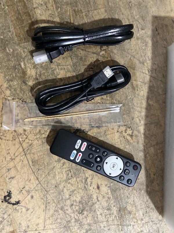 Photo 1 of [Ultra-Slim 1.97"| Netflix Licensed | AI Auto Focus | 360° Stand] Smart Mini Projector with WiFi 6 & Bluetooth, Built-in Netflix/YouTube/Disney+/Hulu, DBPOWER N5 Movie Projector for Bedroom (Black)