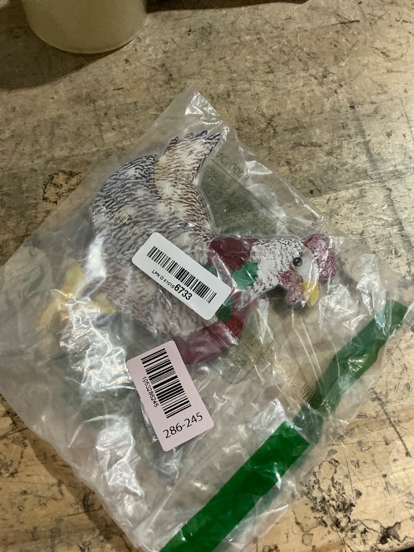 Photo 1 of 2 PCS Medium Size Light-Up Chicken with Scarf Holiday Decoration, LED Christmas Outdoor Deco Xmas Ornaments with Light Xmas Yard Art Christmas Atmosphere Decoration for Garden Patio Lawn(Not 3D)