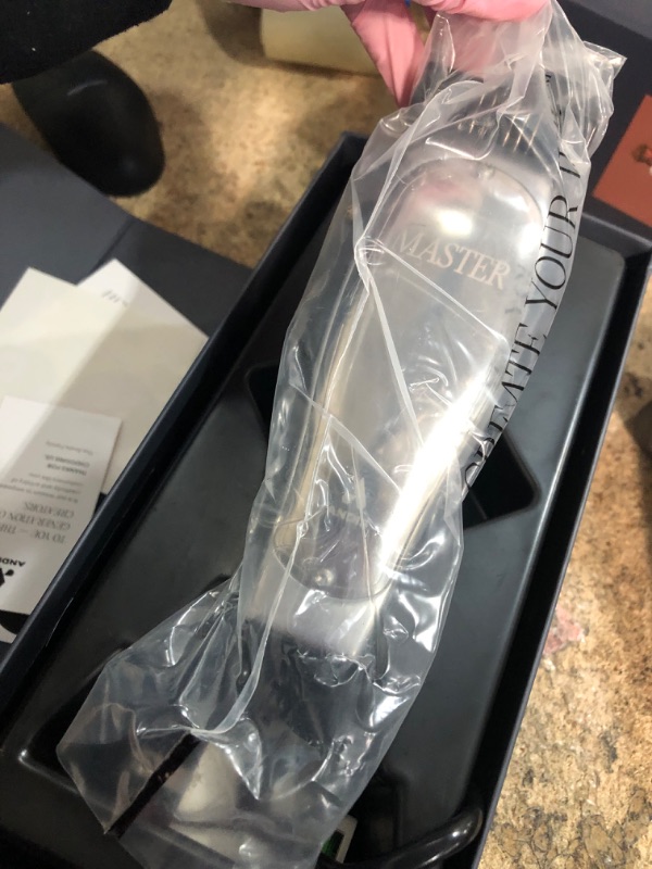 Photo 1 of **PICTURE FOR REFERENCE**Andis 12660 Professional Master Corded Hair Trimmer, Adjustable Carbon Steel Blade Hair Clipper for Close Cutting, Silver