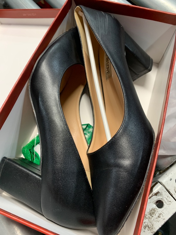 Photo 1 of (see all images) JOY IN LOVE Pumps for Women Chunky Heels Comfortable Block Heel Work Dress Pump Shoes Black Matte 9US