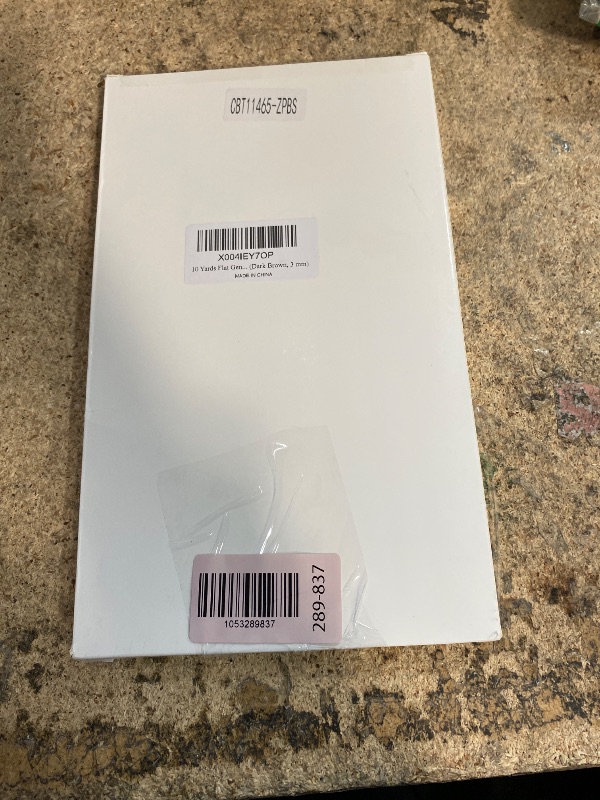 Photo 1 of 10 Yards Flat Genuine Leather Cord, 3/4/5 mm Available, Real Leather Strips, Natural Leather String, Braided Braiding String for Jewelry Making (Dark Brown, 3 mm)