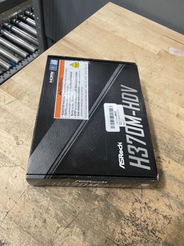 Photo 1 of ****USED UNABLE TO TEST ***SRock H370M-HDV LGA1151/ Intel H370/ DDR4/ SATA3&USB3.2/ Micro ATX Motherboard