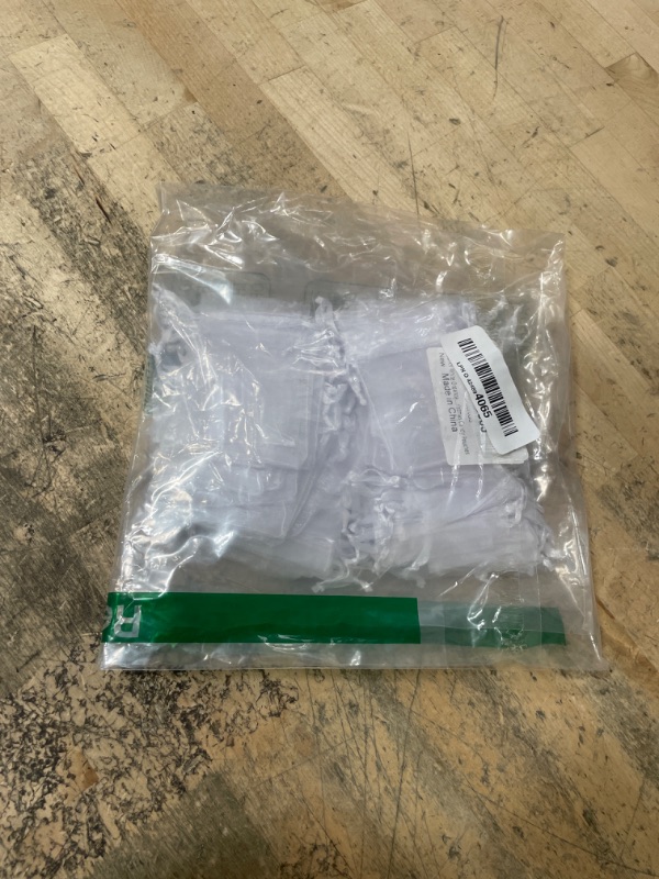 Photo 1 of 100Pcs White Organza Bags, 2x3Inch Sheer Wedding Party Favor Bags with Drawstring, Jewelry Gift Bags Christmas Candy Pouches