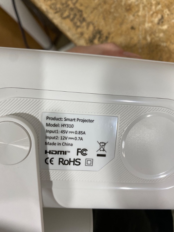 Photo 1 of ?Auto Focus&1080P?Magcubic Mini Smart Projector with 4K Support, Portable Projector with Wifi and Bluetooth, 5W Speaker, Built in Apps, Voice Control, Outdoor Movie Projector