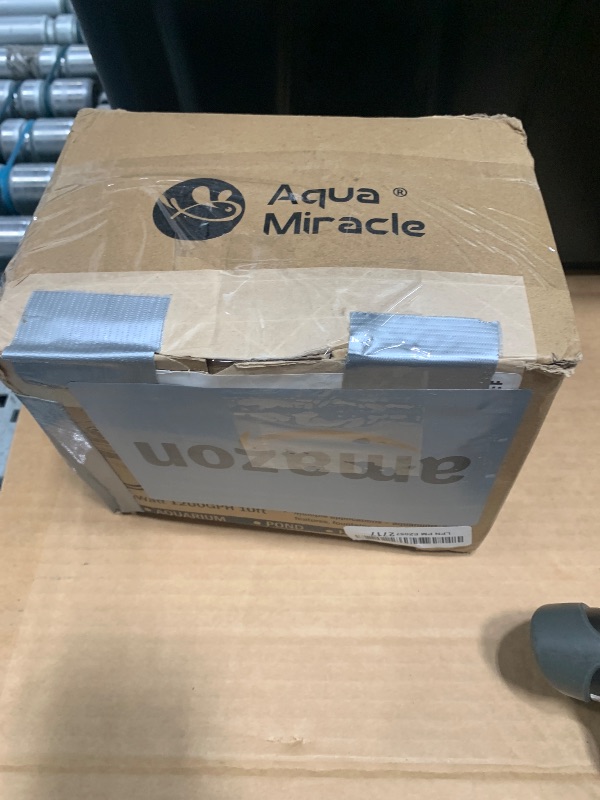 Photo 1 of **UNKNOWN DAMAGES/MISSING PARTS**  AquaMiracle 1200GPH Aquarium Water Pumps (4500L/H, 70W) Fountain Pump Pond Pump Submersible Water Pump with Flow Control for Fountain, Waterfall, Statuary, Filtration, Water feature, Hydroponics