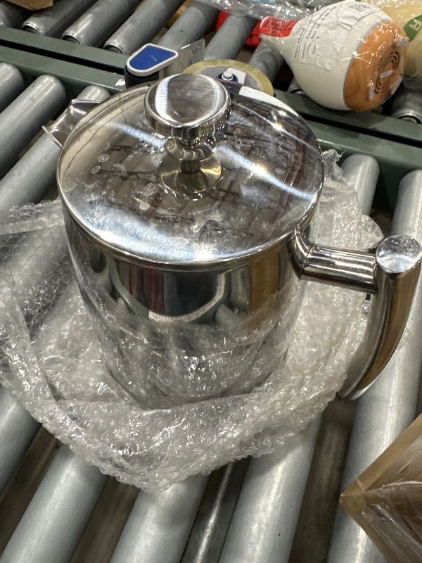 Photo 1 of (used)(incomplete) Secura French Press Coffee Maker, 50-Ounce, 304 Stainless Steel Insulated Coffee Press with Extra Screen