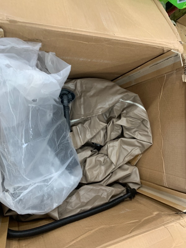 Photo 1 of ************missing the pump****************
INTEX 28427EH PureSpa Bubble Massage Spa Set Outdoor Inflatable Portable Hot Tub, Includes Energy Efficient Spa Cover, Saltwater System Ready, 6 Person, 85in x 28in