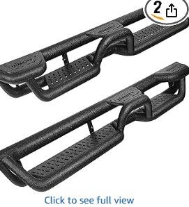 Photo 1 of  Running Boards Compatible with Vehicle 2019-2026 Dodge Ram 1500 Crew Cab(Excl. Classic Model/Ram 2500 3500). 4-Steps Design Running Boards, Side Step Bars Nerf Bars.
