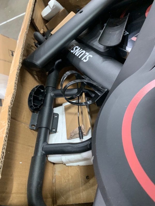 Photo 1 of *****************FOR PARTS ONLY-MISSING PARTS*********************
Exercise Bike, Adjustable Magnetic Resistance Stationary Bikes for Home with App Compatible, Silent Indoor Cycling Bike with 350lbs Weight Capacity Comfortable Seat, Digital Monitor & Phon