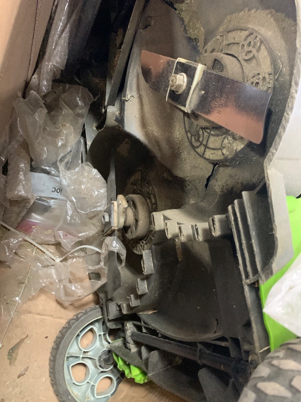 Photo 1 of (missing battery, part only, xl) )Greenworks 40V 20" Twin Blade Mower, 4.0Ah + 2.0Ah Battery