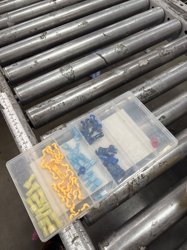 Photo 1 of *** NOT FULL SET CHECK PHOTOS****     TICONN 120Pcs T Tap Wire Connectors, T Wire Quick Splice Connector, T Connectors for Wiring with Storage Case (120Pcs)