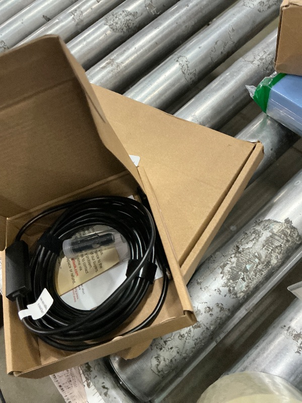 Photo 1 of [Dual-Lens] Endoscope Camera with Light, 1920P HD Borescope with 8+1 Adjustable LED Lights, IP67 Waterproof 16.5FT Semi-Rigid Snake Cord Inspection Camera for iPhone, iPad and Android Phone (Type C)