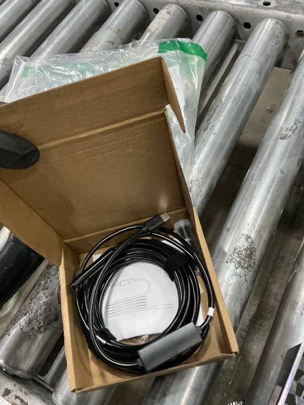 Photo 1 of [Dual-Lens] Endoscope Camera with Light, 1920P HD Borescope with 8+1 Adjustable LED Lights, IP67 Waterproof 16.5FT Semi-Rigid Snake Cord Inspection Camera for iPhone, iPad and Android Phone (Type C)