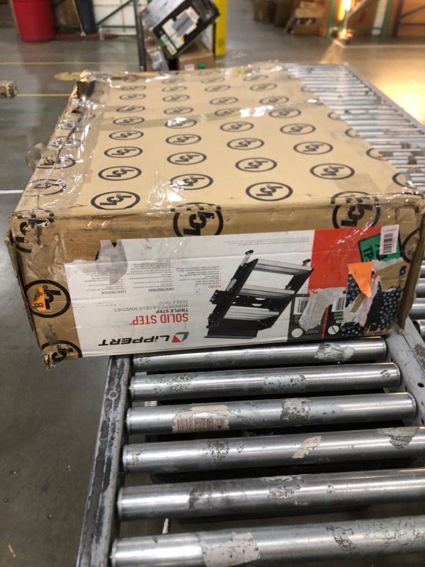 Photo 1 of ***MISSINH HARDWARE ****
Lippert-791573 Solid Step Triple Step for RV and Travel Trailer Entry Doorway , 30-inch,Black