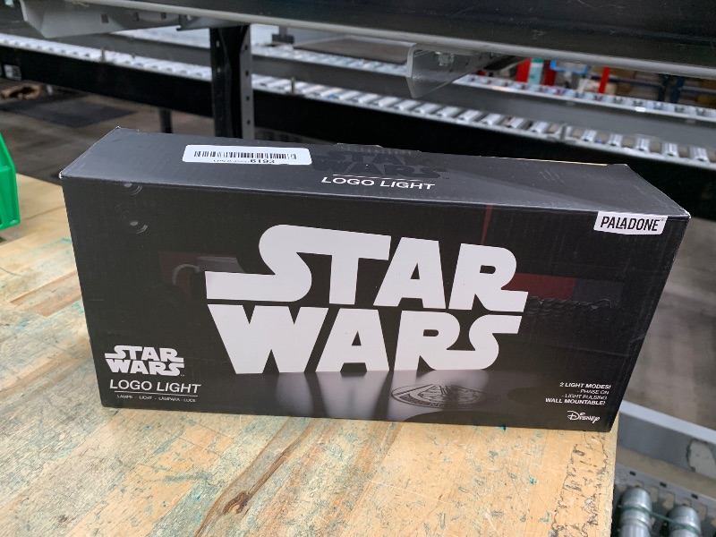 Photo 1 of ***(PARTS ONLY/ MAJOR DAMAGE/ NON FUNCTIONAL)***
Paladone Star Wars Logo Light, Wall Mountable and Freestanding, Officially Licensed Merchandise