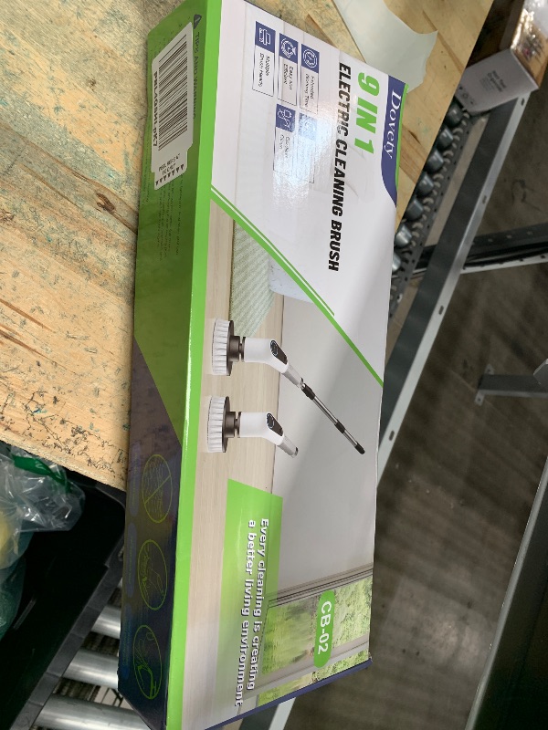 Photo 1 of ****************MISSING SOME ACCESSORIES*************
Dovety Electric Spin Scrubber, Cordless Cleaning Brush, Shower Scrubber with 8 Replaceable Brush Head, Power Cleaning Brush with Extension Handle, 2 Adjustable Speed, for Bathtub Grout Tile Floor