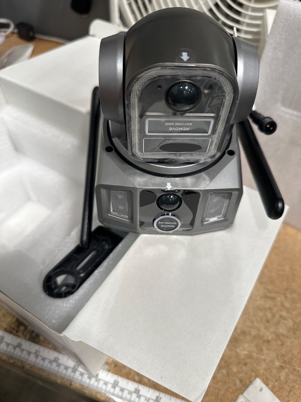 Photo 1 of (opened/unknown missing pcs) Dragon Touch 4G LTE Cellular Security Camera, 4K Wireless Outdoor Solar Camera 12000mAh, 4G or WiFi Duo-Mode, 10x Optical Zoom, 360° Pan and Tilt AI Tracking, with SIM Card, IP66 Weather-Resistant