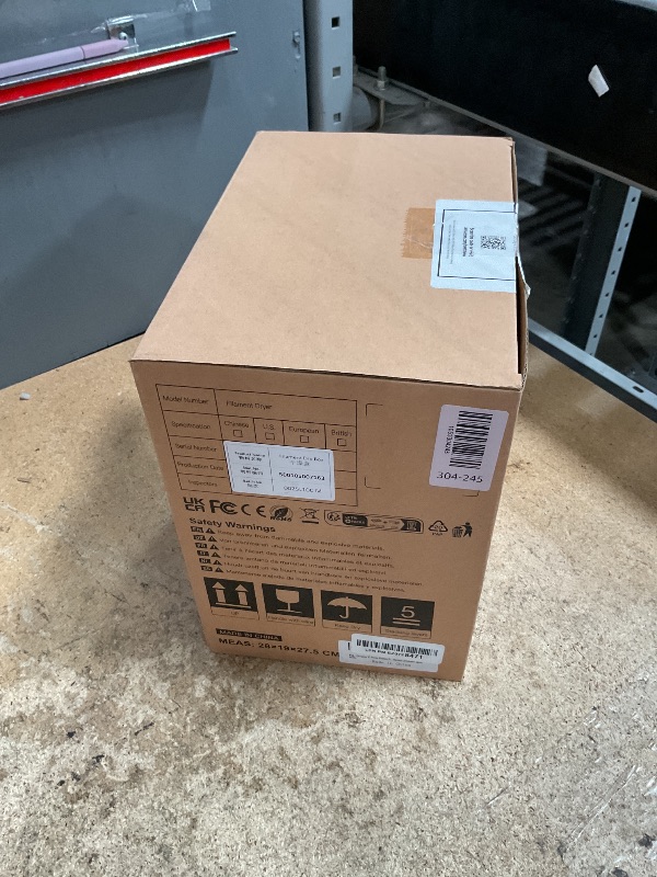 Photo 1 of **UNKNOWN DAMAGES/MISSING PARTS**  Comgrow 3D Printer Filament Dryer Box, Comgrow 3D Filament Storages, Keeping Filaments Dry During 3D Printing, Compatible with 1.75mm/2.85mm PLA ABS Material, Filament Dehydrator, Spool Holder