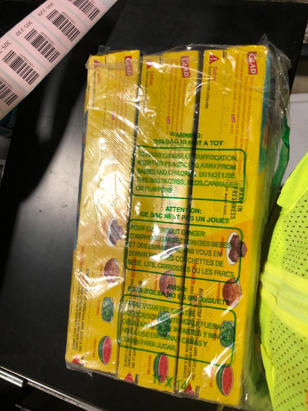 Photo 1 of Glad Cling Wrap Clear Plastic Wrap, 200 Sq Ft (Pack of 3)