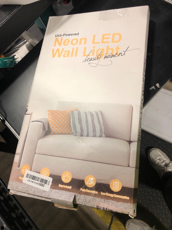 Photo 1 of Lady Neon Signs Neon Signs for Wall Decor Pink White LED Light Sign for Preppy Room Decor Light Up Sign for Birthday Party Decoration USB Powered