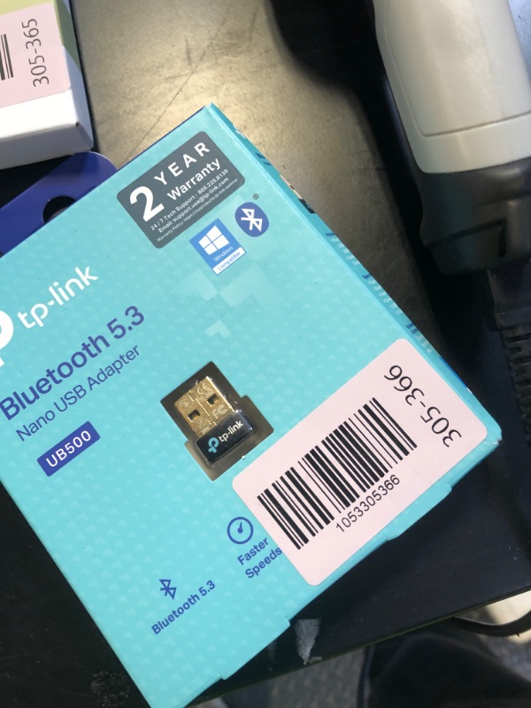 Photo 1 of TP-Link USB Bluetooth Adapter for PC - Bluetooth 5.3 Dongle Receiver, Plug and Play, Nano Design, EDR & BLE, Supports Windows 11/10/8.1/7 for Desktop, Laptop, PS5/PS4/Xbox Controller (UB500)